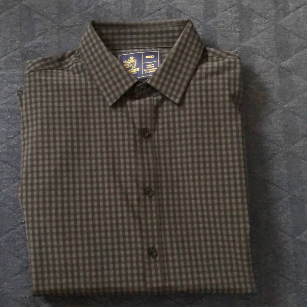 Rugby University Men’s Long Sleeve Button Down Shirt